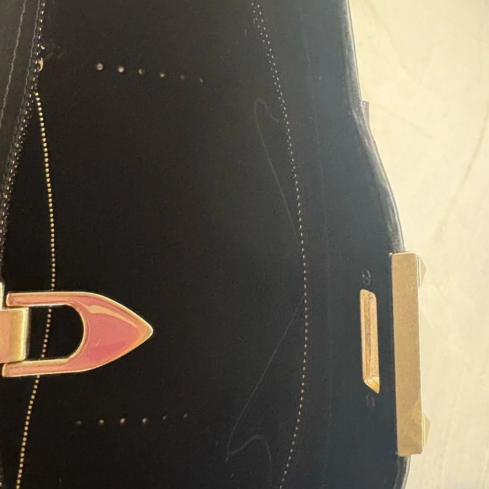 Valentino Garavani Black Tote with Gold Studs - Picture 12 of 12